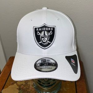 Las vegas Raiders 2020 New Era 9 fourty adjustable white hat